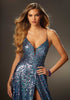 Morilee Prom Style 48026 IN STOCK PURPLE/TURQUOISE SIZE 4