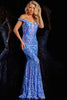 Jovani 23675 | IN STOCK BLUE/PURPLE SIZE 16