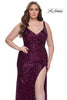 La Femme Style 31138 IN STOCK DARK BERRY SIZE 22W, EMERALD SIZE 18W