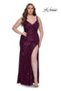 La Femme Style 31138 IN STOCK DARK BERRY SIZE 22W, EMERALD SIZE 18W