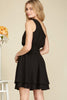 Amaryllis- MEDIUM: One Shoulder Smocked Waist- Black