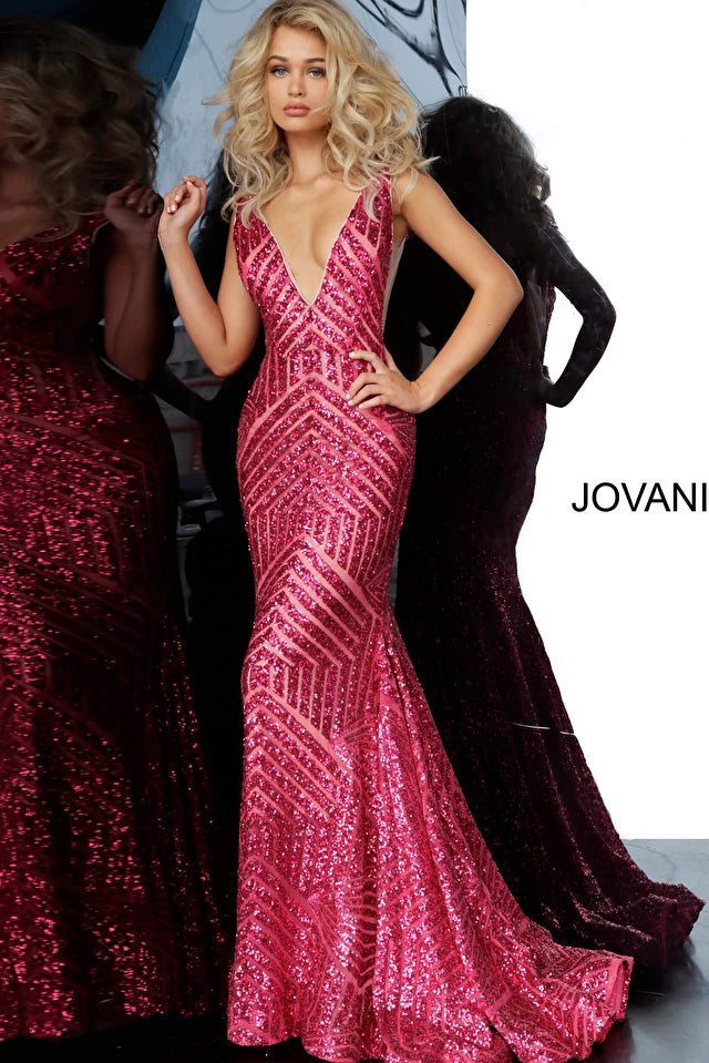 Jovani 59762 | IN STOCK IRIDESCENT TEAL SIZE 2