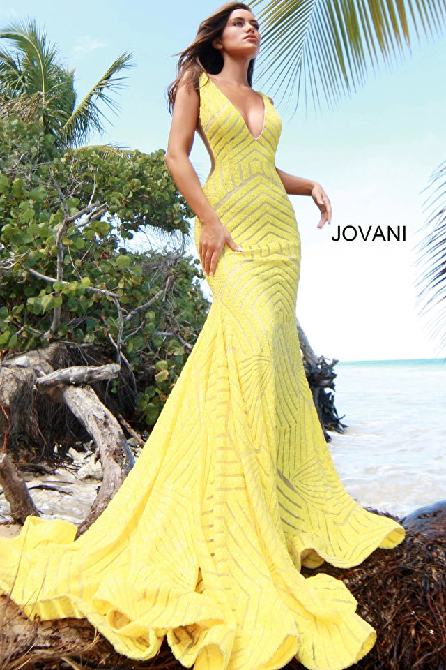 Jovani 59762 | IN STOCK IRIDESCENT TEAL SIZE 2