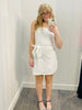 CHRYSANTHEMUM - Cami Dress with Sash- Off White