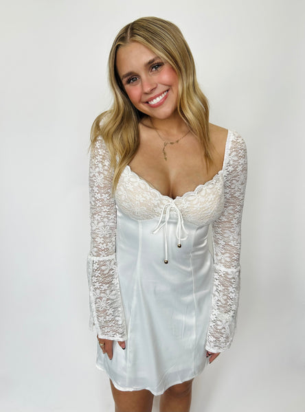 Celine - Cowl neck Woven Dress - Off-White