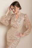 Anais - Long Sleeve Formal Gown