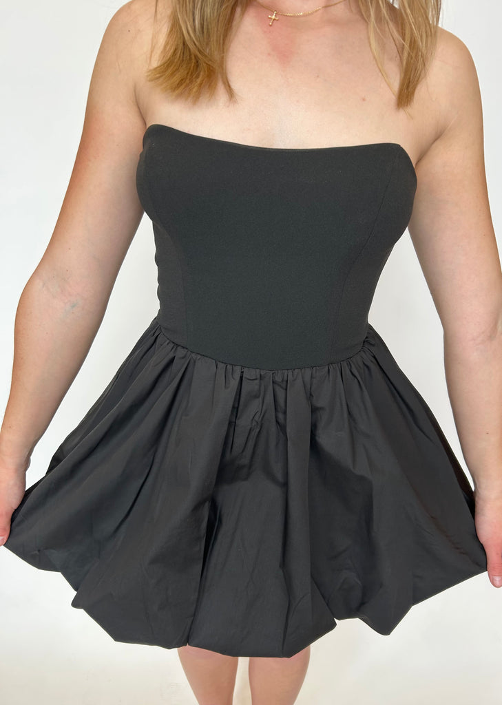 Rio - Short Black Dress - Black