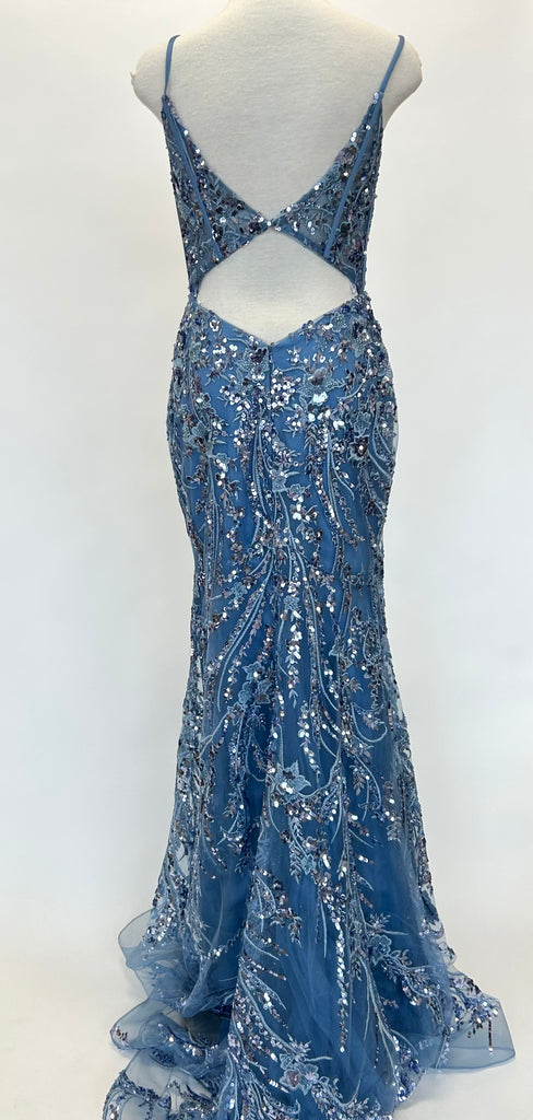 Ellie Wilde EW35039 IN STOCK STEEL BLUE SIZE 8