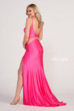 Ellie Wilde Prom Style IN STOCK EW34018 BLACK SIZE 4, HOT PINK SIZE 0