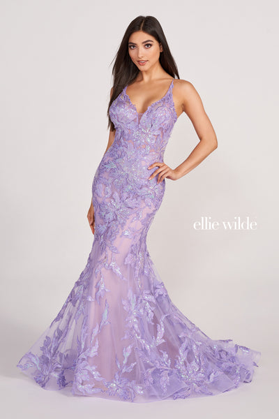 Ellie Wilde Prom Style EW34118 IN STOCK BLACK SIZE 8
