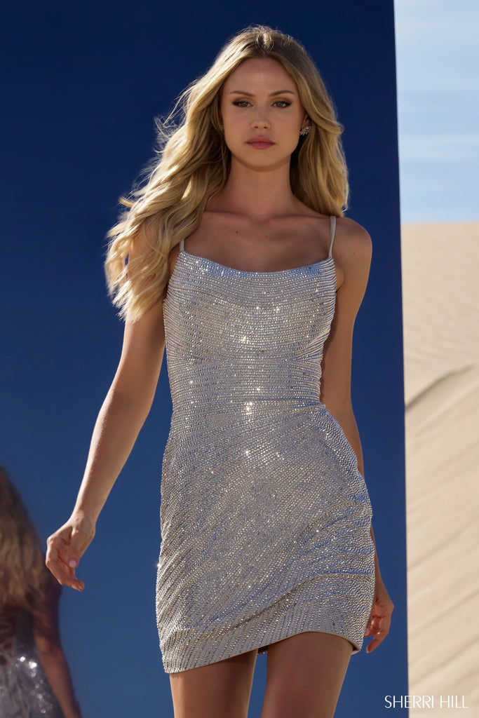 Sherri Hill 56579 IN STOCK LILAC SIZE 000