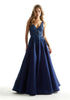 Morilee Prom Style 49044 | IN STOCK NAVY SIZE 10 & RED SIZE 6