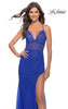 La Femme Style 31256 IN STOCK DARK BERRY SIZE 8, ROYAL BLUE SIZE 10