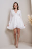 Vic - Long Sleeve Mini Dress - Ivory