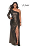 La Femme Style 28878 IN STOCK BLACK/GOLD SIZE 16W