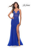 La Femme Style 31256 IN STOCK DARK BERRY SIZE 8, ROYAL BLUE SIZE 10