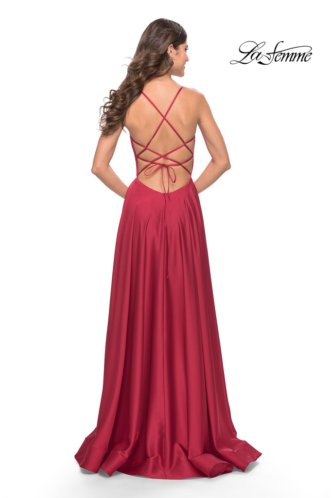 La Femme Style 31533 IN STOCK RED SIZE 00, ROYAL PURPLE SIZE 2