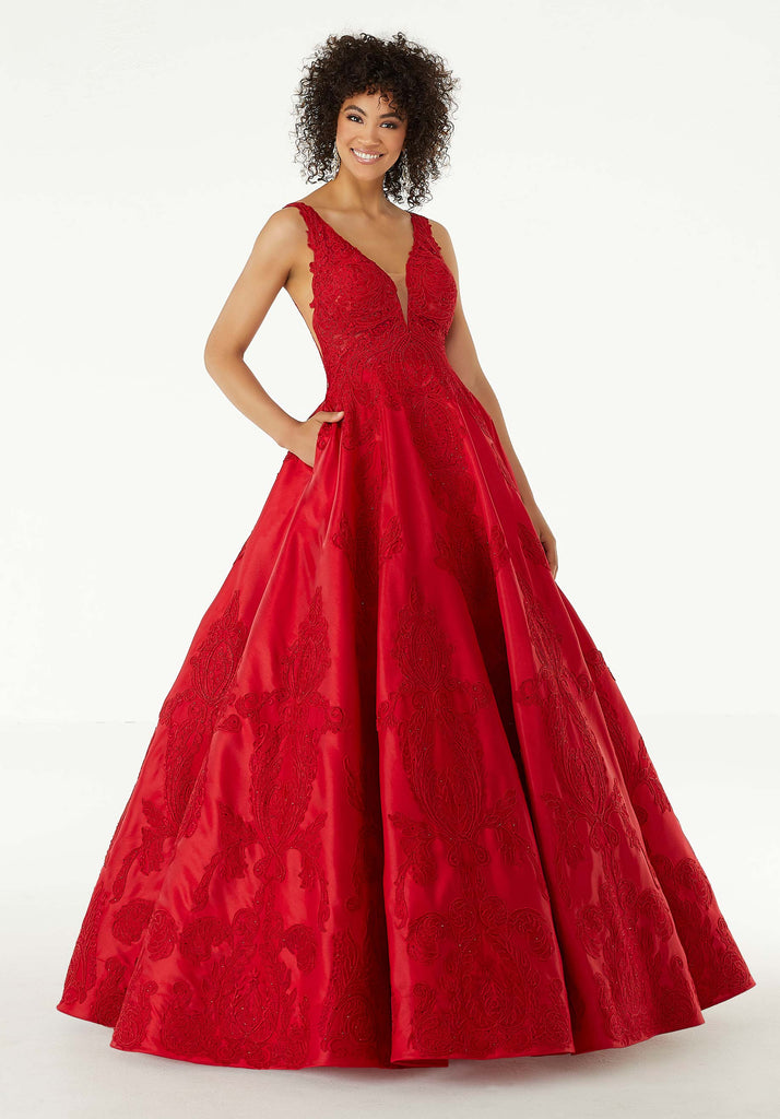 Morilee Prom Style 43089 IN STOCK  RED SIZE 0