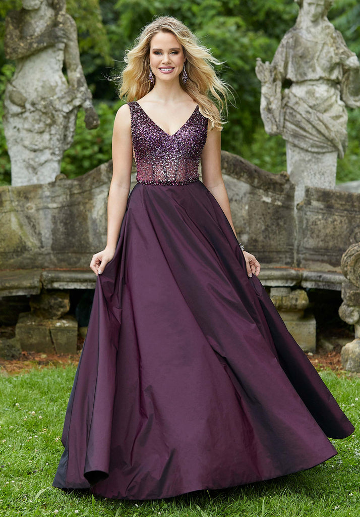 Morilee Prom Style 45037 IN STOCK WINE SIZE 4