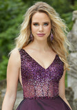 Morilee Prom Style 45037 IN STOCK WINE SIZE 4