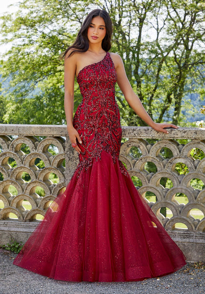 Morilee Prom Style 47009 IN STOCK RED SIZE 6