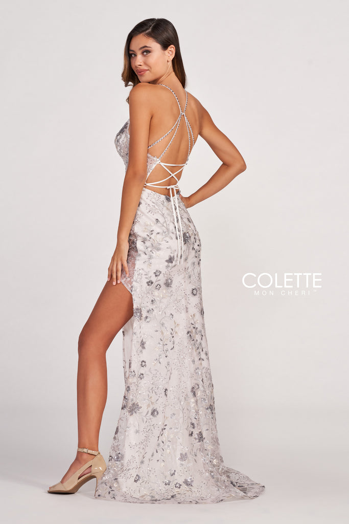 Colette Style CL2063 IN STOCK WHITE/SILVER SIZE 2 READY TO SHIP