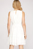 Corinne - Smocked Waist - Off White