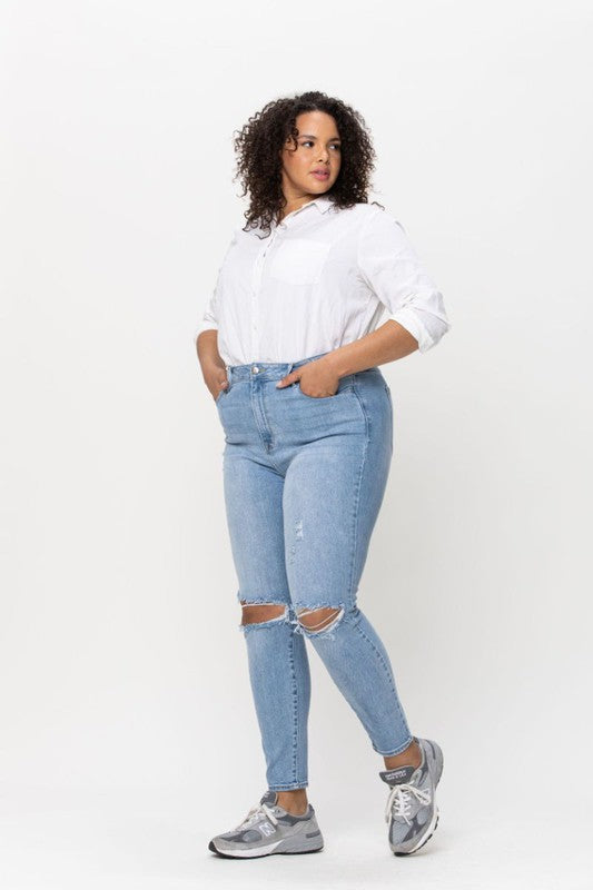 Buy Beauty Denim Mom Jeans for Women's|High Waist Light Blue Color Boyfriend  Jeans for Girl's|Straight fit Jeans for Ladies at Amazon.in