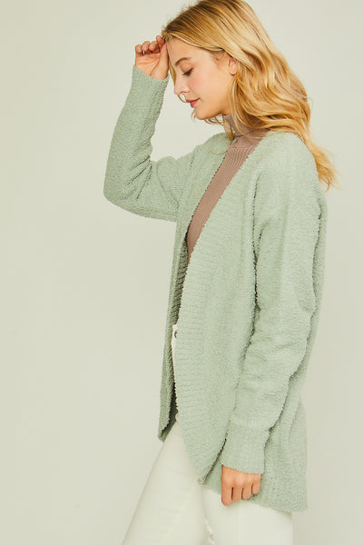 Ines - Longline Cardigan with Star Detail