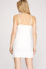 Kinsley - Mini Dress with Wrap Skirt - Off White