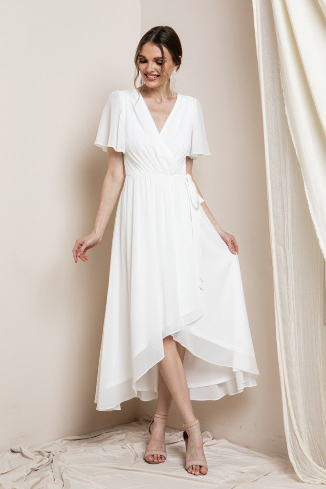 Julianna - High Low Dress - Ivory – KooKoo's Nest