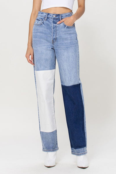 Jennings - High Rise Slim Straight Jeans