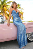 Sherri Hill Style 54264 IN STOCK VINTAGE BLUE SIZE 18