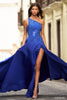 Sherri Hill Style 54425 IN STOCK LIGHT BLUE SIZE 6 READY TO SHIP