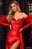 Sherri Hill Style 55170 IN STOCK RED SIZE 4