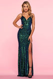 Sherri Hill Style 80110 IN STOCK BLUE SIZE 8, CHAMPAGNE SIZE 10, HOT PINK SIZE 12 READY TO SHIP