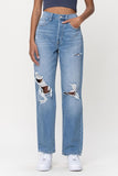 Staccato - Super High Rise Distressed Dad Jeans