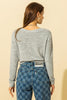 Vicente - Button Front Top - Grey