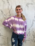 Hailey - Lavender Tie Dye Sweater