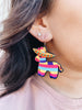 Fiesta Piñata Acrylic earrings