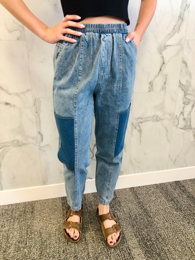 Gretta Jeans - Patchwork Joggers