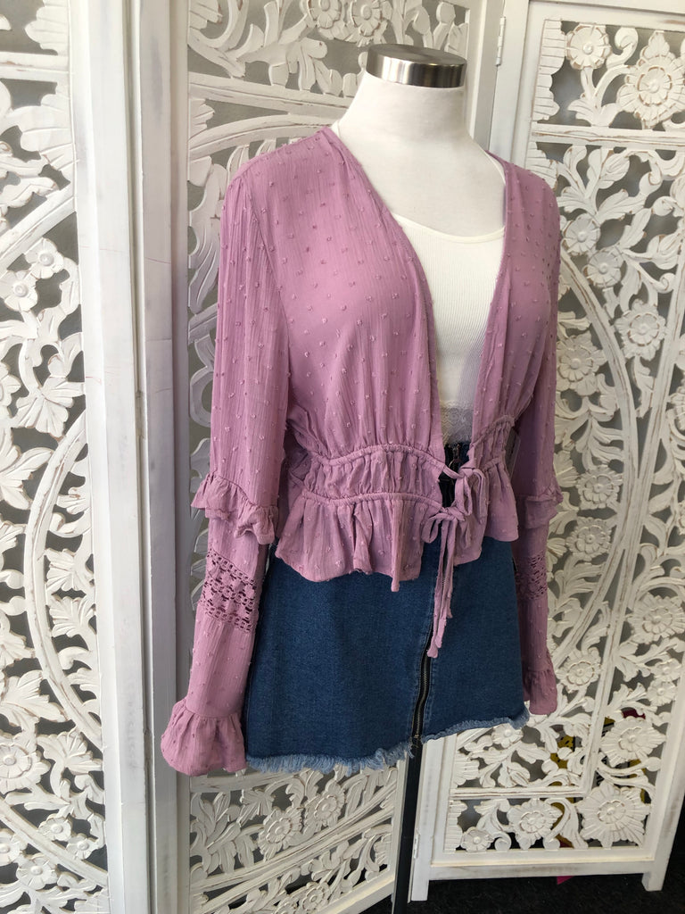 Country Time - Boho Lilac Top