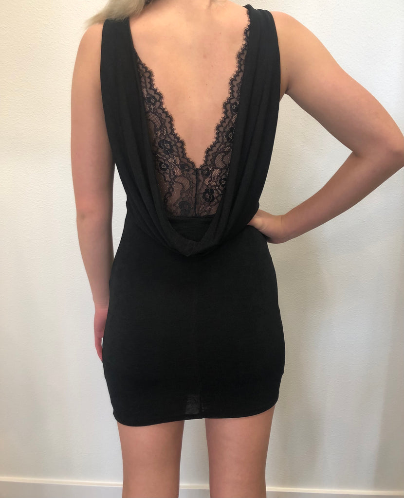 Sunset Cruise - Mini Dress with Lace Back Detail