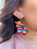Fiesta Piñata Acrylic earrings
