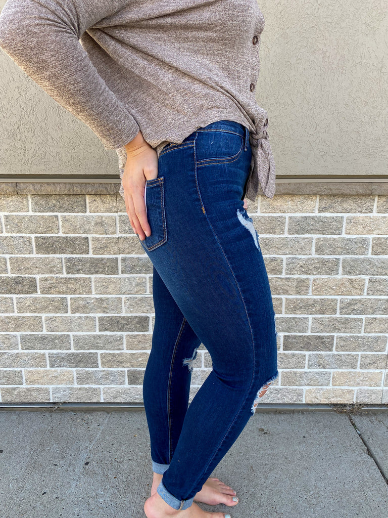 Chuck Jeans - Distressed Skinny Jeans