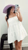 LARGE: Lillie - Party Dress - Off White