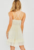 LARGE: Miss Amber - Lace Bodice Mini Dress - Ivory