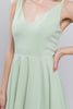 Mila - Swing Style Mini Dress - Celery
