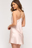 Morgan - Satin Dress - Rose