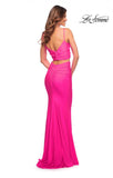 La Femme Style 30678 IN STOCK HOT CORAL SIZE 8, NEON PINK SIZE 12